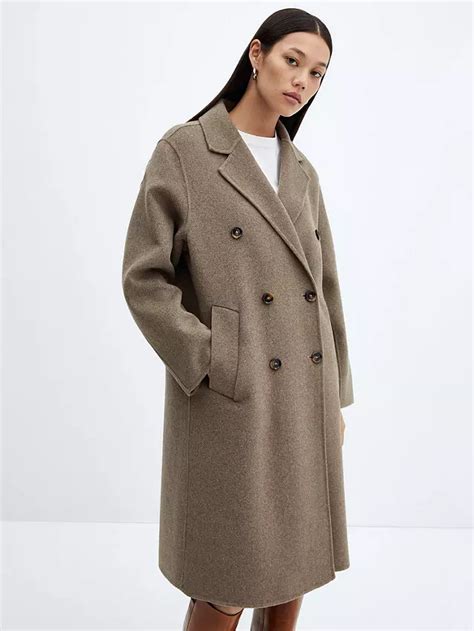 mango picarol wool blend coat.